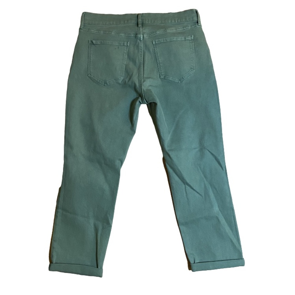 NWOT Old Navy Turquoise Mid Rise Boyfriend Distressed Denim Jeans Size 10‎ - Picture 5 of 13